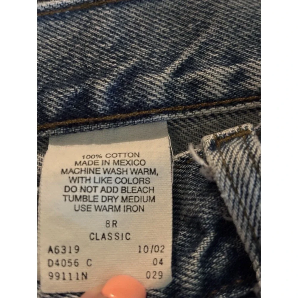 Vintage Harley Davidson Brand Jeans Ladies‎ Size 8R Wide Leg Y2K
